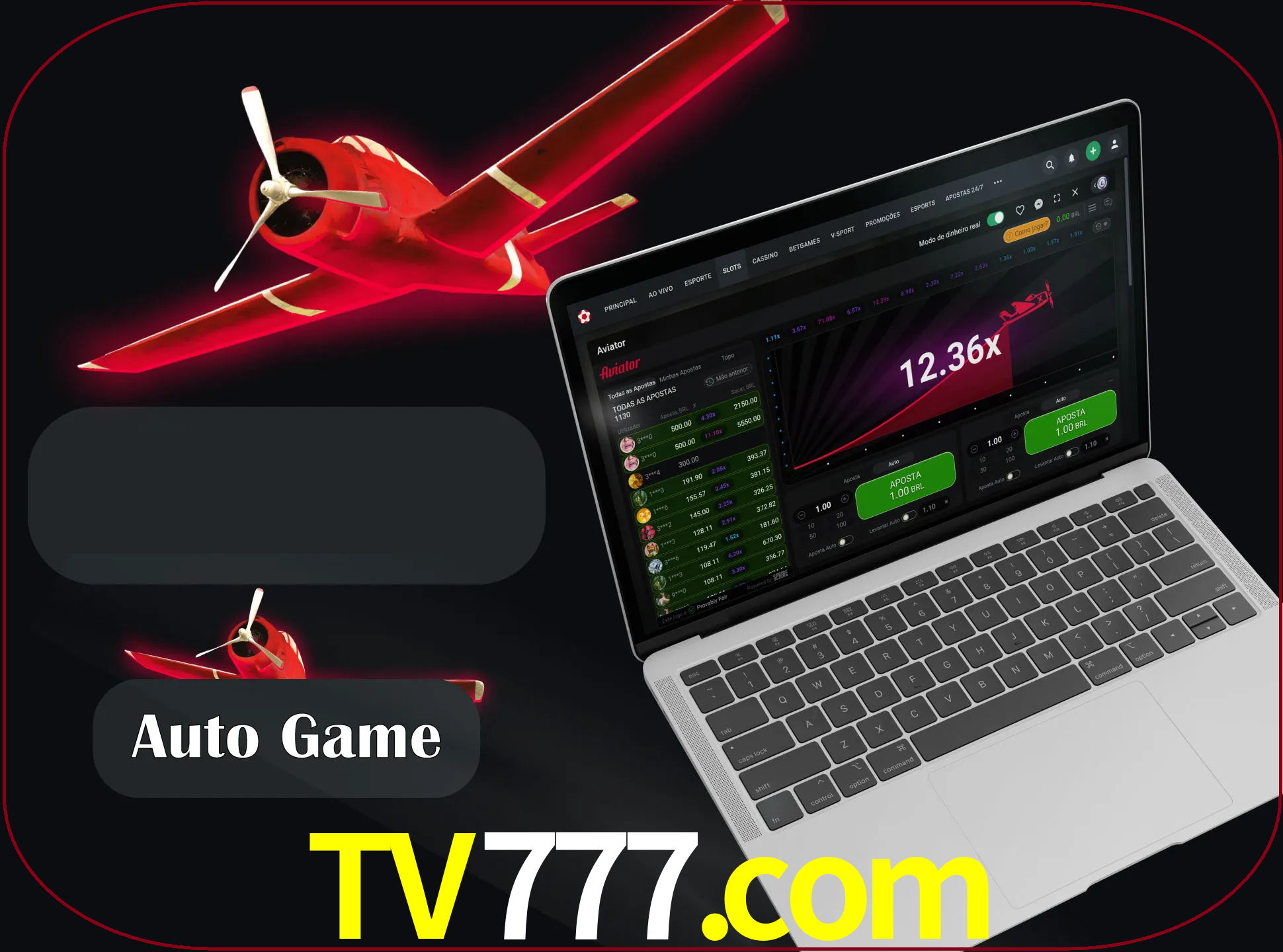 No modo automático, os jogos apostam e sacam seu dinheiro automaticamente.