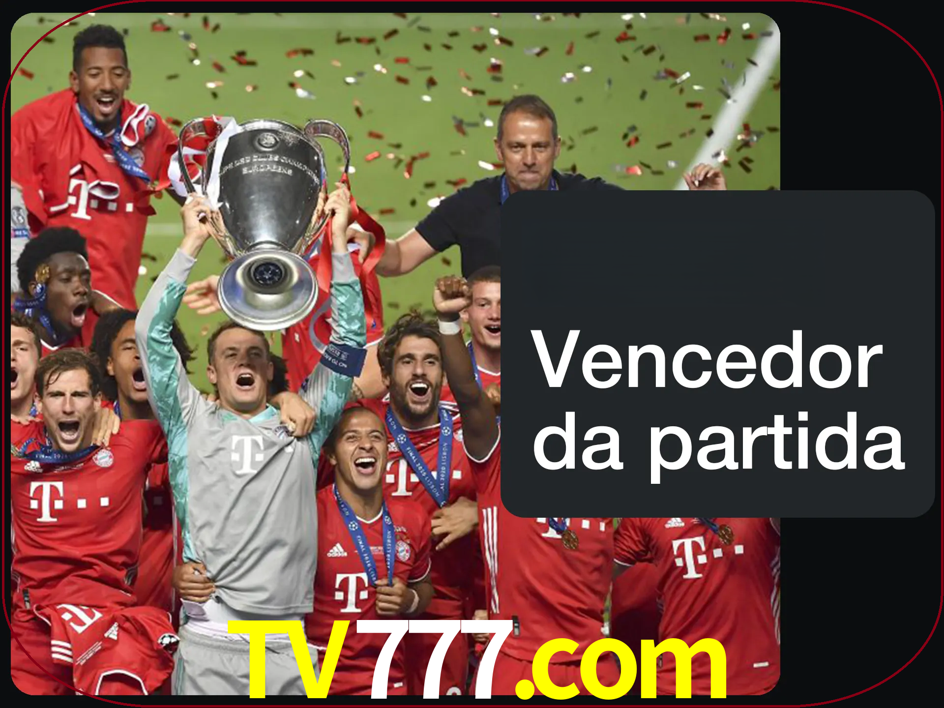 Aposte no vencedor e ganhe uma grande quantia de dinheiro.