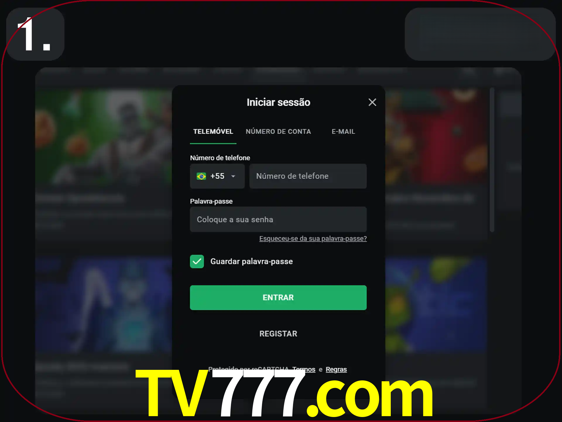 Acesse o site.